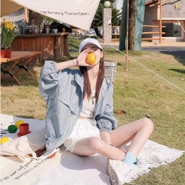 루즈핏 후드 바람막이 봄 여름 햇빛가리개