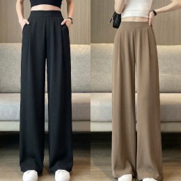 노버튼 와이드 밴딩 슬랙스 팬츠 봄 여름