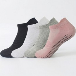 발목 논슬립 요가 양말 [4개 세트] 미끄럼방지