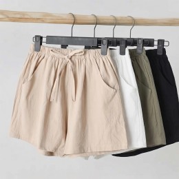 여름 데일리 면 반바지 밴딩 쇼츠