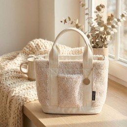 모이플 양털 플리스백 숄더백 토트백(LY04)