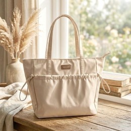 모이플 셔링 포켓 토트백 (LY11)