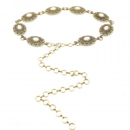 허리 체인 조각 벨트 조임 허리끈