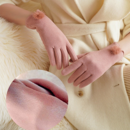 기모 스마트폰 핑거오픈 여성 장갑