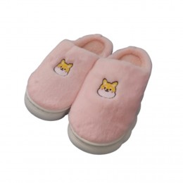 털신 강아지 시바견 실내 슬리퍼