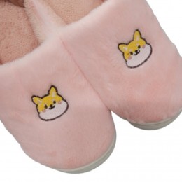 털신 강아지 시바견 실내 슬리퍼