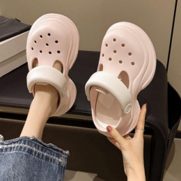 러블리 6cm 키높이 샌들 슬리퍼