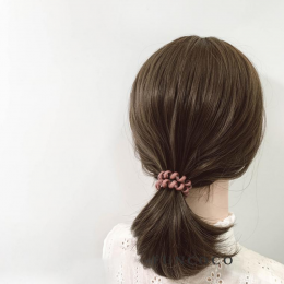 자국없는 전화줄 헤어밴드 머리끈 세트