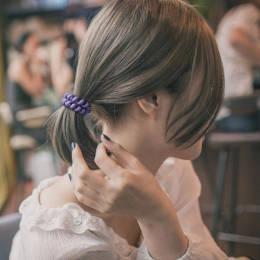 자국없는 전화줄 헤어밴드 머리끈 세트