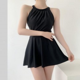 커버업 홀터넥 일체형 원피스 수영복