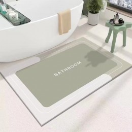 빨아쓰는 빠른건조 규조토 욕실 발 매트 3color