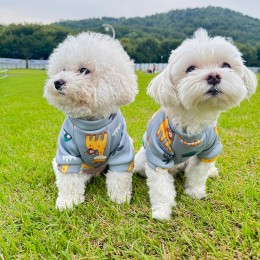 반려동물 큐티 기린 그래피티 티셔츠