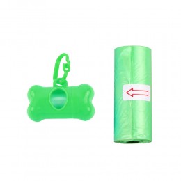 반려동물 산책 외출 배변봉투 뼈다귀 케이스 풉백 세트