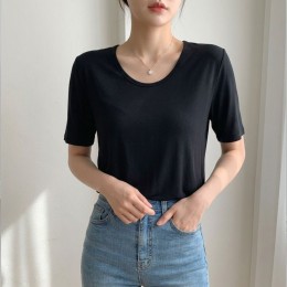 유넥 기본 슬림 반팔티