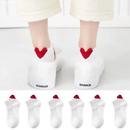 여름 뒤꿈치 하트포인트 발목 양말 커플양말