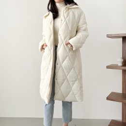 웰론 다이아 퀄팅 패딩