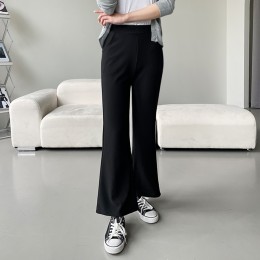 여성 아스민 스판 밴딩 롱 부츠컷 팬츠 3color