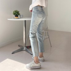 스판 일자 데님 팬츠 JB-19045