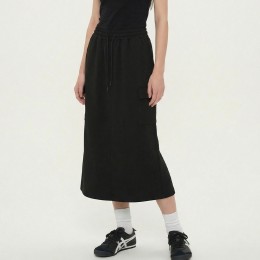 데일리핏 카고 밴딩 롱 스커트