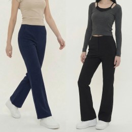 2단기장 숏/롱 슬림 부츠컷 히든밴딩 슬랙스