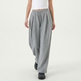 2단기장 숏/롱 사이드폴딩 핀턱밴딩 세미와이드 팬츠