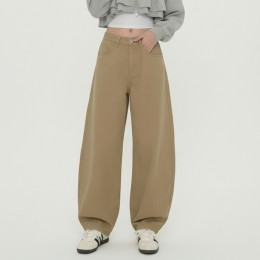 코튼 벌룬핏 와이드 롱팬츠