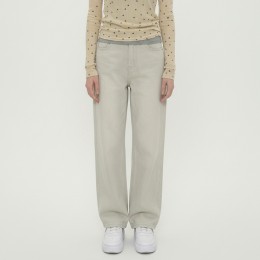 여성 코튼 롱 일자 팬츠 4color