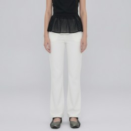 여성 3color 롱레그라인 스판 밴딩 롱 부츠컷 팬츠