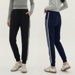 여성 사이드 투라인 포인트 트레이닝 밴딩 조거팬츠