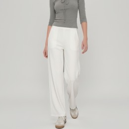 여성 쫀쫀스판 세미 와이드 밴딩 팬츠 -2XL까지