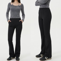 여성 쫀득스판 데일리 롱 라인 부츠컷 롱밴딩팬츠 -XXL까지