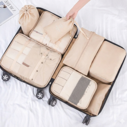 여행 출장 트래블 캐리어 옷정리 수납 파우치 세트 7종 8종