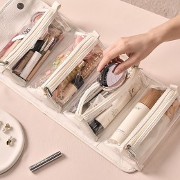 여행용 접이식 화장품 메이크업 수납 파우치