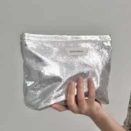 실버 화장품 메이크업 여행수납 파우치