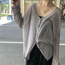 루즈핏 여리한 간절기 가디건 아우터