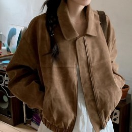 카라넥 스웨이드 숏 점퍼 JSC-d0202