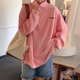 포근한 기모 하프집업 맨투맨 JSC-d0206