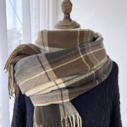 클래식 모조캐시미어 체크 머플러 JSC-d0220