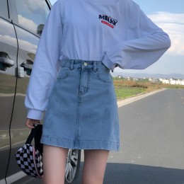 아리 미니 데님 스커트 JSC-2024041301