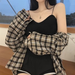 데일리 여리여리 골지 기본 끈나시 JSC-24061903