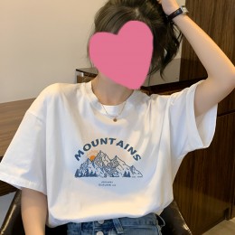 프린팅 면 100 박스티 JSC-d24062202