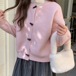 러블리 무드 떡볶이 니트 가디건 UJS-033