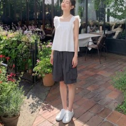 아이스 버뮤다 카고 팬츠 남녀공용 UJS-230