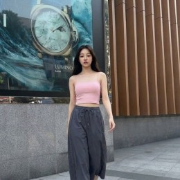여리핏 크롭 끈나시 UJS-241