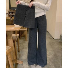 랩스커트 레이어드 밴딩 부츠컷 팬츠 세트 LL_S117