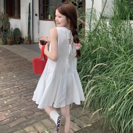 민소매 플레어 트임 원피스 LL_D189