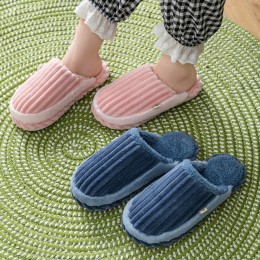 스트라이프 극세사 털 실내화 LL-A101