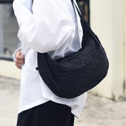 복주머니 주름 크로스백 LL-A109