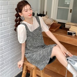 루즈핏 뷔스티에스타일 원피스 LL-D115