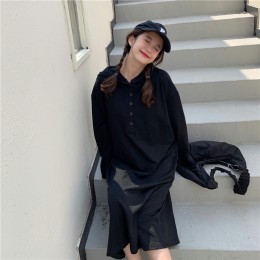 캐주얼 루즈핏 후드 롱원피스 LL-D123